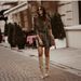 Velvet Bubble Sleeve Dress Women's Fashion Long Sleeve Slim Fit A-Line Casual Dress For Autumn Winter_ecoleips.com