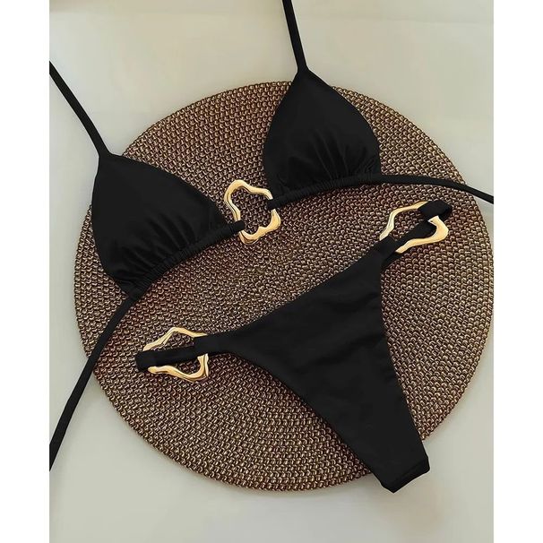 2024 New European And American Sexy Solid Color Strapless Two-Piece Bikini Swimwear Ins Style Women's Swimsuit For Hot_ecoleips.com