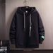 Women's Oversized Hooded Sweatshirt – Fleece Pullover With Letter Print (Khaki/Green/Black/White, M-5xl)_ecoleips.com