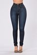 Women’s Clothing Autumn And Winter Denim Supply High Waist Elastic Slim Fit Skinny Pants_ecoleips.com