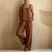 Women's Sleeveless Casual Jumpsuit Set Urban Chic Comfortable Everyday Wear_ecoleips.com