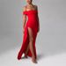 Women's Sexy Strapless Backless High Slit Bodycon Maxi Dress – Y2K Club Summer Gown_ecoleips.com
