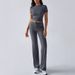 2026 European American New Cross-border Women's Clothing For Spring Summer, Elegant Solid Color Round-neck Casual_ecoleips.com