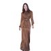 Women's Clothing autumn new solid color round neck pleated slim fit top skirt elegant suit_ecoleips.com