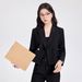 Women's Casual Suit Set Petite Short Style 2025 New Office Work And Commuting Suitable Outerwear_ecoleips.com