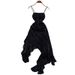 Elegant French Style Slip Dress with Padded Bra Starry Sky Shimmering Sequins Slim Fit Irregular Design Women's New Style Dress_ecoleips.com