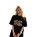 American Short-sleeved T-shirt Women's Summer Loose And Lazy Couple's Casual Versatile Top Half-sleeved T-shirt_ecoleips.com