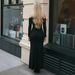 Women's Solid Color Round Neck Mesh Splicing Slim Dress Long Sleeve Fashion Autumn New European American Style_ecoleips.com