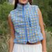 Women's Waffle Fleece Zip-Up Vest High Neck Sleeveless Pullover - Lightweight Warm Layering For Fall & Winter_ecoleips.com