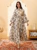 Elegant Muslim Jalabiya Dress For Women – Long Sleeve Pullover With Delicate Mesh Embroidery, Modest Islamic Fashion_ecoleips.com
