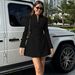 European American Sexy Short Dress For Women Slim A-Line Skirt Solid Color Single-Breasted Elegant Fashion 2025 Design_ecoleips.com