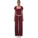 Women's Stylish Casual Two Piece Suit Slimming Faux Two Piece Set Top And Wide Leg Pants Summer New Style Sporty_ecoleips.com
