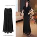 Polka Dot Fishtail Skirt Women's Skirt Summer New Medium And Long Retro Hong Kong Style Hip-wrapped High-waisted Long Skirt_ecoleips.com