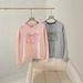Women's Casual Long Sleeve Sweatshirt Autumn New Cute Cartoon Pattern round Neck Comfortable Clothing TTMA254904E_ecoleips.com