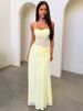 Mozision Halterneck Mesh Backless Sexy Maxi Dress Women Elegant Off-shoulder Sleeveless Bodycon Ruched Club Party Long Dress_ecoleips.com