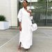 Trendy Oversized Shirt Dress – Women’s Longline Coat For Autumn/Winter, Minimalist & Versatile_ecoleips.com