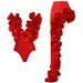 Women's Clothing V-Neck One-Piece Swimsuit Floral Belt Swimwear Two-Piece Set_ecoleips.com