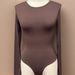Women's Clothing Same Style High Elastic Long Sleeve Belly Shapewear Sexy One Piece Bodysuit_ecoleips.com