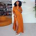 Spring New Women's Clothing Light Luxury Fashion Striped Shirt Dress Comfortable American Style_ecoleips.com
