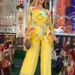 Summer New Women's Chiffon Suit Casual Round Neck Printed Two Piece Independent Station Color Block Design_ecoleips.com