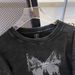 Special Offer Real Shot Pure Cotton 230g Back Collar Washed Vintage Long Sleeve Design Trendy Brand Couple Top_ecoleips.com