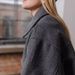 Women's Tweed Jacket Open Front Cardigan Coat Long Sleeve Notch Lapel Large Pockets Autumn Winter Outerwear_ecoleips.com