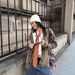 New Versatile American Style Leopard Print V-Neck Knitted Cardigan Hot Girl Sweater Coat Soft Fuzzy 4146_ecoleips.com