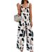 DiYun European And American Vacation Print Strap Wide-Leg Long Pants Jumpsuit Women's Clothing 2025 Fall/Winter_ecoleips.com