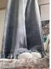 Petite Women's American Retro Tassel Frayed High-Waisted Jeans 2024 New Loose Wide-Leg Straight Flared Pants_ecoleips.com