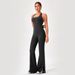 European And American Yoga Clothes One-piece Flared Pants Women's Nudity Tight Dance Fitness Clothes Hip Lift Sports Running Onesie_ecoleips.com