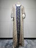 Women's Clothing Muslim Sequin Embroidery Fashion Mesh Embroidery Dress Jalabiya Robe Dubai Robe_ecoleips.com