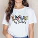 Independent Brand Fashion Plus-size Peace And Love Themed Women's Summer T-shirt_ecoleips.com