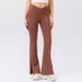 Naked Yoga Flared Pants Women's Cross High Waist Hip Lift Wide Leg Pants Breathable Fitness Sports Trousers 42309_ecoleips.com