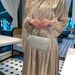 Women's Clothing Muslim Clothing Streamer Yarn Three Piece Set Popular Dress Robe Abaya_ecoleips.com