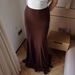 High Waist Polka Dot Midi Skirt for Women Flowy Slim Fit Bodycon Long Skirt with Ruffled Hem And Fish Tail Design_ecoleips.com
