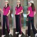 Women's Stylish Lapel Short Sleeve Sports Suit Chic And Youthful Professional Two Piece Set Summer 2026 New Style_ecoleips.com