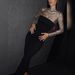 Women's Clothing BlingBling Net Diamond Stitching Hip Hugging Black Dress Socialite Luxury Banquet Party Bandage Dress_ecoleips.com