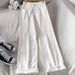 Women's Clothing Straight High Waist Jeans For Female Students New Loose Retro Wide Style Mopping Pants Trend_ecoleips.com