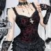 Women's Dark Gothic Style Sexy Camisole Top Slim Fit Versatile Tank Top New 2025 XS25066_ecoleips.com