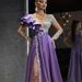 2025 Spring New European And American Clothing Evening Women's Satin Gold Sprinkled Purple Sequin_ecoleips.com