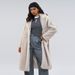 Women's Clothing White Bottom Purple Dyed Fur Fashion Autumn And Winter New Thick Long Coat Imitation Fur Coat_ecoleips.com