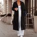2025 Autumn Winter New Long Pocket Hooded Woolen Cardigan Coat_ecoleips.com