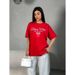 American Fashion Unique Niche Print Summer New 100% Cotton Short Sleeve T-Shirt Hong Kong Style Versatile Casual Top_ecoleips.com