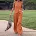 Women's Clothing Solid Color Suit Vest Trousers Collage Splicing Casual Two Piece Suit For Women_ecoleips.com