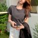White Short-sleeved T-shirt Women's Summer 2026 New Beautiful And Good-looking Small Inner Bottom Round Neck Front Shoulder Top_ecoleips.com