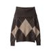 Off-Shoulder Diamond Knit Sweater – Trendy One-Shoulder Pullover For Women (As Pictured, S/M/L)_ecoleips.com