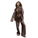 Women's Clothing Casual Two Piece Set Solid Color Trousers And Shirt Fashion Loose Fit_ecoleips.com