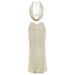 2025 Spring Summer New Women's Fashion Sexy Backless Halter Top Slim Fit Bodycon Skirt Set_ecoleips.com