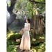 White Sleeveless Waist Cinched Long 2025 Summer New French High-End Temperament Light Luxury Dress Women's Clothing_ecoleips.com