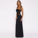 Lace Patchwork Strap Dress For Women, European And American Style, Slim Fit, Bodycon, Fishtail Long Dress, Party Sexy_ecoleips.com
